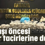 Yılbaşı öncesi zehir tacirlerine darbe