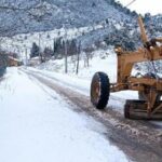 Kar nedeniyle kapanan yayla yolları temizlendi
