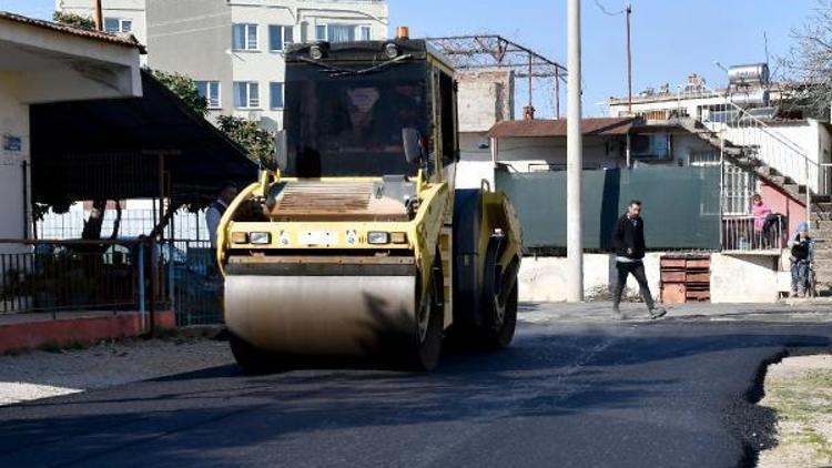 Yeşildereye sıcak asfalt