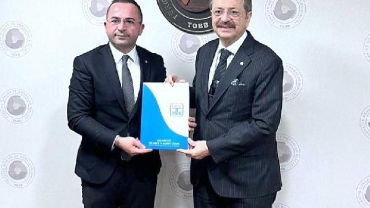 Başkan Güngör, Hisarcıklıoğluna dosya sundu