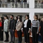 Muratpaşa depremin yıl dönümünde saygı duruşunda