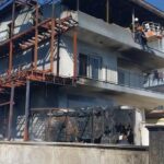 Kaynaktan sıçrayan kıvılcım yangın çıkardı