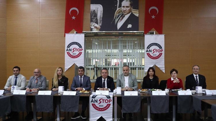 Başkan Böcek, ANSTOP Platformu ile buluştu