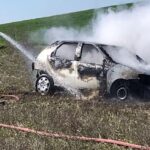 Sinirlendim deyip, eşinin otomobilini yaktı