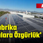 70 fabrika 'Çatılara Özgürlük' dedi