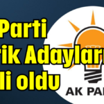 Ak Parti Serik Adayları belli oldu