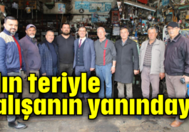 Alın teriyle çalışanın yanındayız