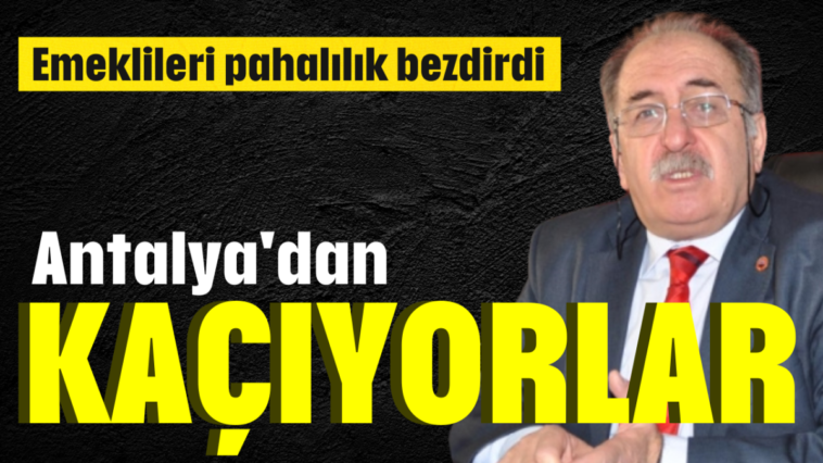 Antalya'dan kaçıyorlar