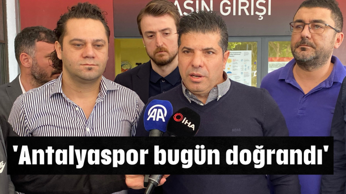 'Antalyaspor bugün doğrandı'
