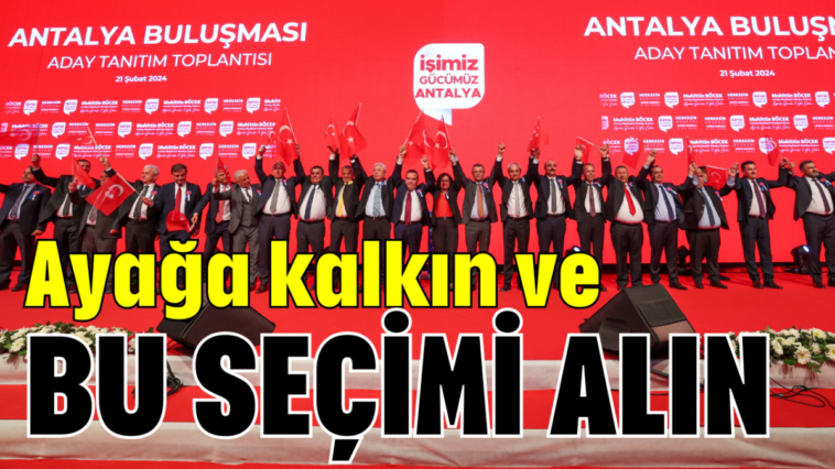 Ayağa kalkın ve bu seçimi alın
