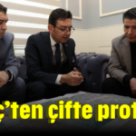 Başkan Genç'ten çifte protokol