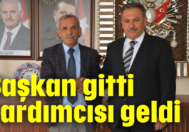 Başkan gitti yardımcısı geldi