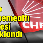 CHP Döşemealtı listesi açıklandı