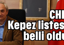 CHP Kepez listesi belli oldu