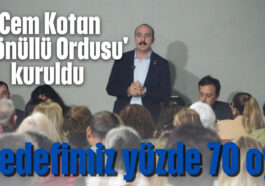 'Hedefimiz yüzde 70 oy'
