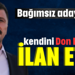 Kendini Don Kişot ilan ettti