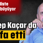 Recep Kaçar da istifa etti