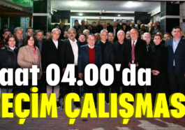 Saat 04:00'da seçim çalışması