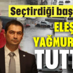 Seçtirdiği başkanı eleştiri yağmuruna tuttu!