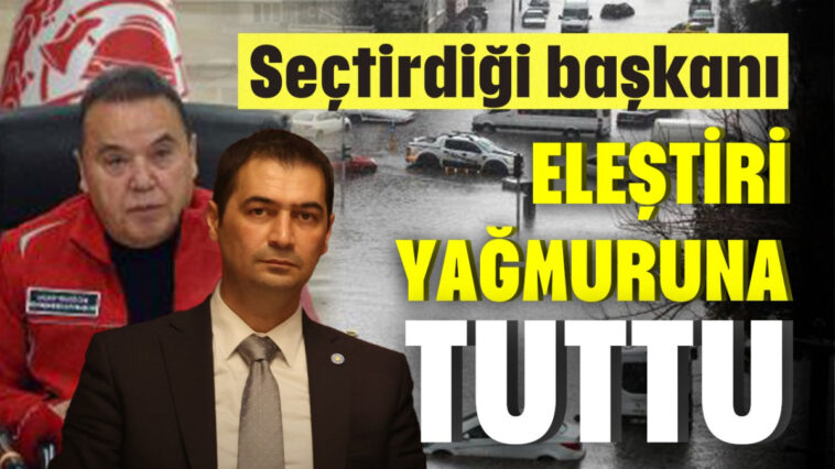 Seçtirdiği başkanı eleştiri yağmuruna tuttu!