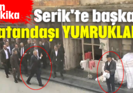Serik'te başkan vatandaşı yumrukladı