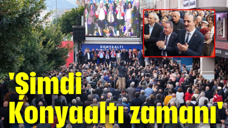 'Şimdi Konyaaltı zamanı'