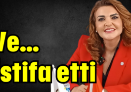 Ve... İstifa etti
