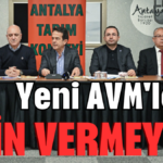 Yeni AVM'lere izin vermeyin!