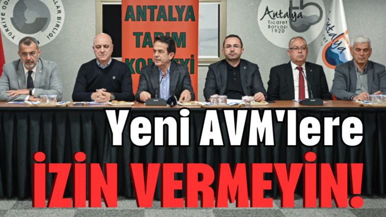 Yeni AVM'lere izin vermeyin!