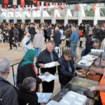 Atatürk Spor Salonunda iftar sofrası