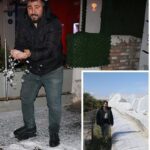 Antalyada dolu yağışı tarım alanlarına zarar verdi