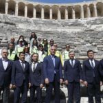 Bakan Ersoy: Aspendosta 4 yıl sonra antik kentin yüzde 30unda kazı ve restorasyon çalışmalarını tamamlamayı planlıyoruz