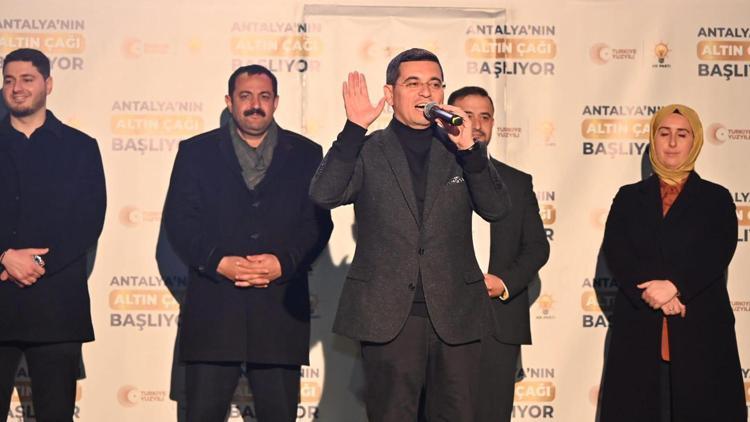 Tütüncü: Biz Antalyaya sevdalıyız