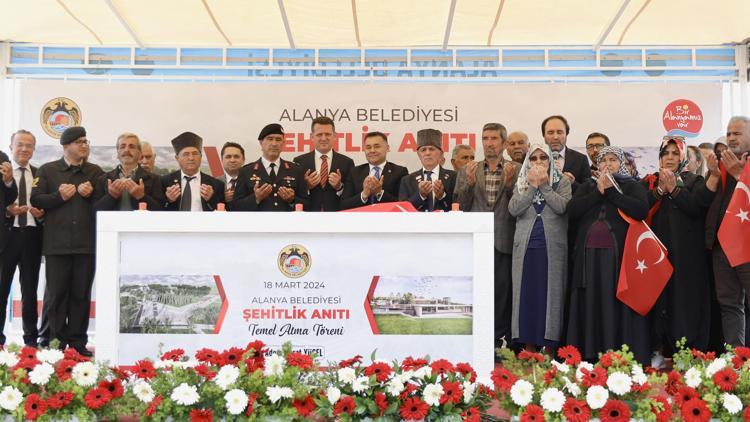 Şehitlik Alanı ve Anıt Projesinin temeli atıldı