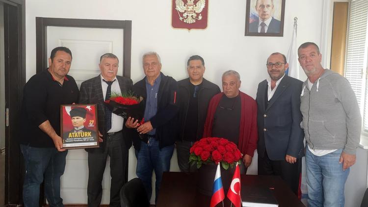 Rusya Başkonsolosluğuna taziye ziyareti