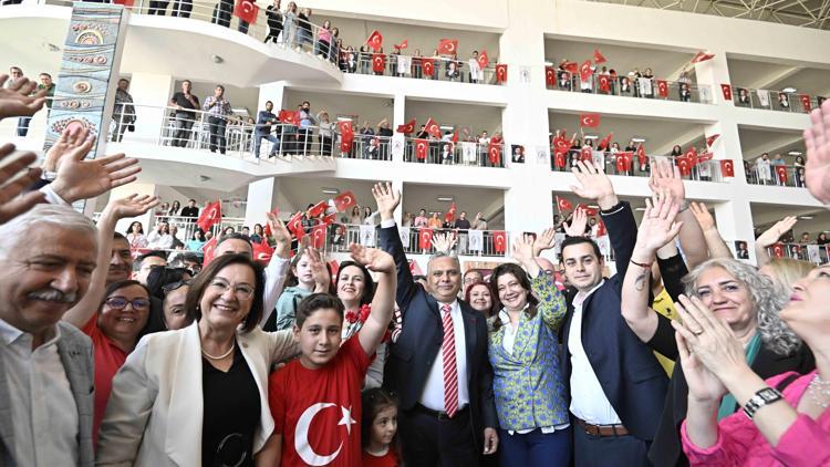 Uysala coşkulu karşılama