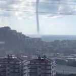 Alanya Konaklı'da hortum oluştu