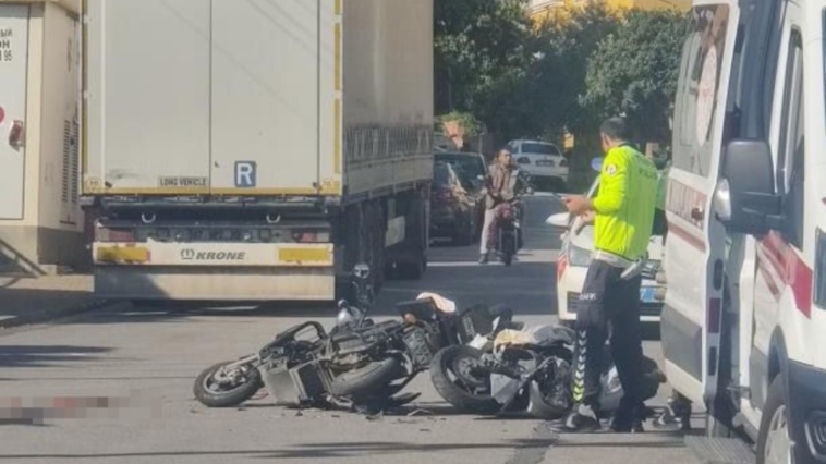 Alanya'da kaza bir kişi yaralandı