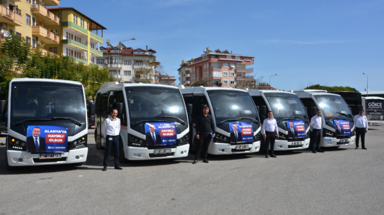 Alanya'da midibüslü ulaşım başlıyor