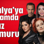 Antalya'ya bayramda yıldız yağmuru