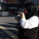 Bebek arabasına çarpan sürücünün tavrı korkuttu