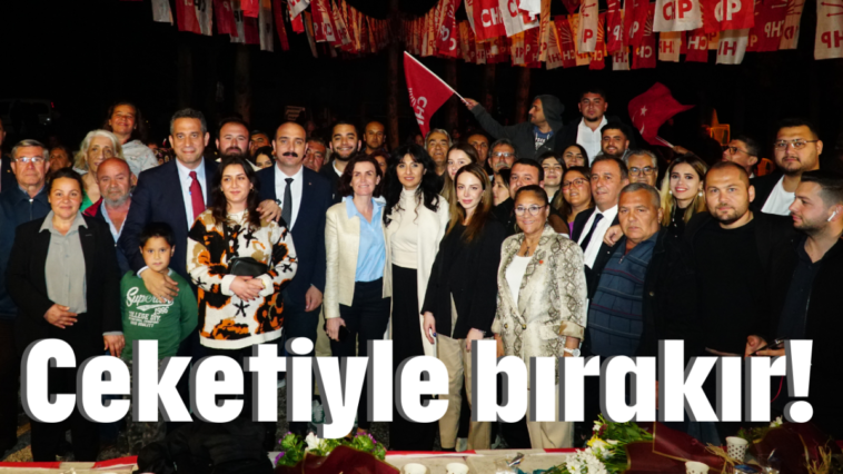 Ceketiyle bırakır!