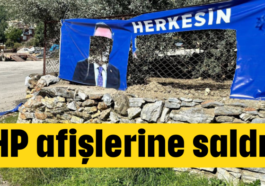 CHP afişlerine saldırı