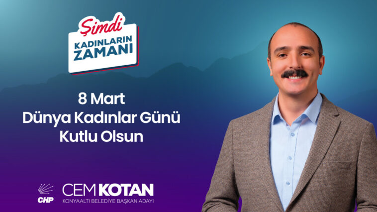 CHP Konyaaltı Belediye Başkan Adayı Cem Kotan