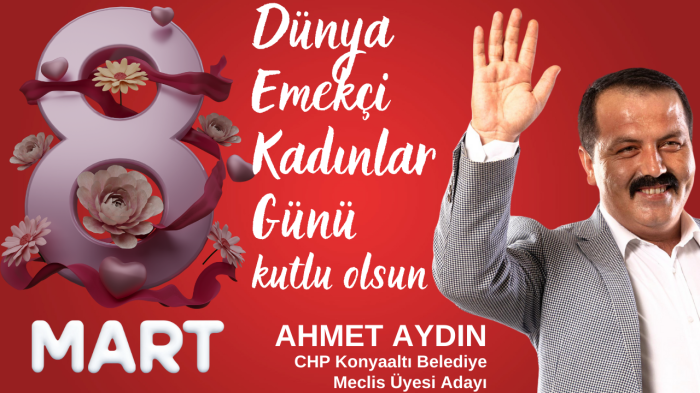 CHP Konyaaltı Belediye Meclis Üyesi Adayı Ahmet Aydın