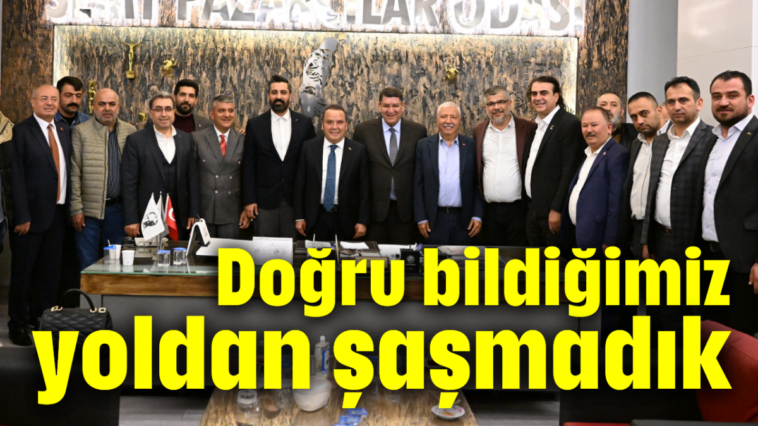 Doğru bildiğimiz yoldan şaşmadık
