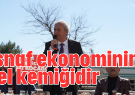 Esnaf ekonominin bel kemiğidir