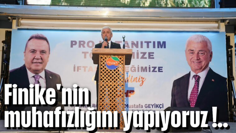 Finike'nin muhafızlığını yapıyoruz!..