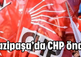 Gazipaşa'da CHP önde