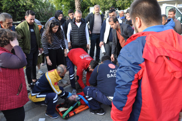 Gazipaşa'daki kazada ilkokul öğrencisi yaralandı